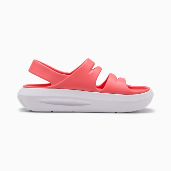 PUMA Flatter Sandals Women, Peach Frost-PUMA White, large-ZAF