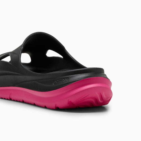 SOFTRIDE ZeroG Slides Unisex, PUMA Black-Glowing Pink, large-MEX