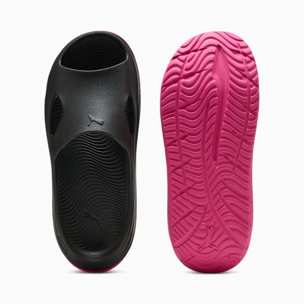 SOFTRIDE ZeroG Slides Unisex, PUMA Black-Glowing Pink, large-MEX