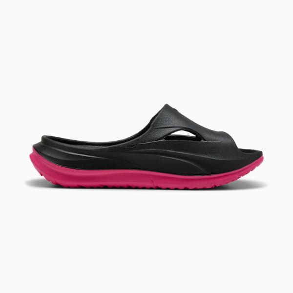 SOFTRIDE ZeroG Slides Unisex, PUMA Black-Glowing Pink, large-MEX
