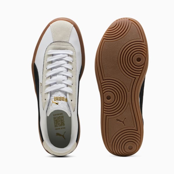 Zapatillas PUMA Club Klassika para mujer, PUMA White-PUMA Black-Warm White, large-ARG