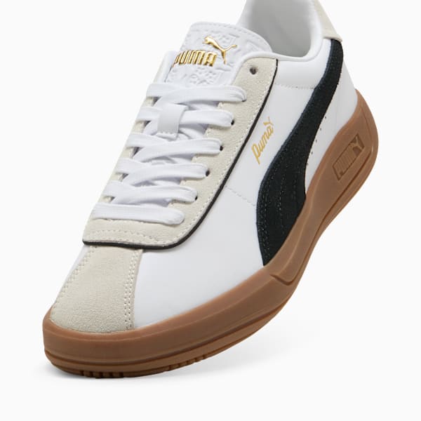 PUMA Club Klassika Sneakers Women, PUMA White-PUMA Black-Warm White, large-ZAF