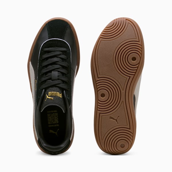 Zapatillas PUMA Club Klassika para mujer, PUMA Black-PUMA White-PUMA Gold, large-ARG
