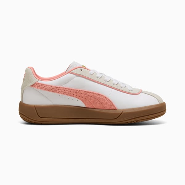 PUMA Club Klassika Sneakers Women, PUMA White-Pink Fruit-Vapor Gray, large-ZAF