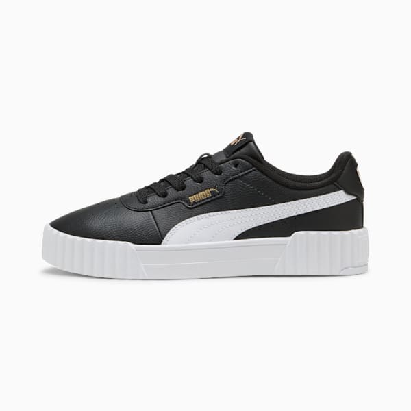 Carina 3.0 Sneakers Women, PUMA Black-PUMA White-PUMA Gold, large-ZAF