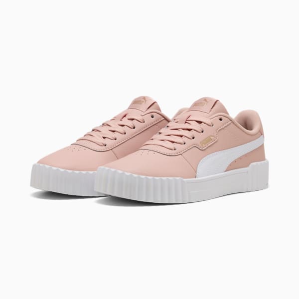 Carina 3.0 Sneakers Women, Rose Quartz-PUMA White-PUMA Gold, large-ZAF
