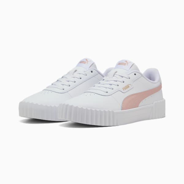 Carina 3.0 Sneakers Women, PUMA White-Rose Quartz-PUMA Gold, large-MEX
