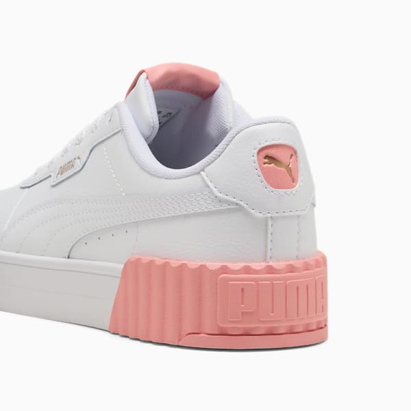 Carina 3.0 Sneakers Women, PUMA White-Pink Fruit-PUMA Gold, large-MEX