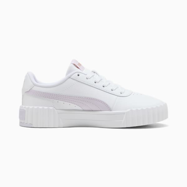 Carina 3.0 Sneakers Women, PUMA White-Lilac Frost-PUMA Gold, large-MEX