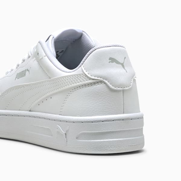 Court Lally Sneakers Women, PUMA White-PUMA White-Cool Light Gray, large-ZAF