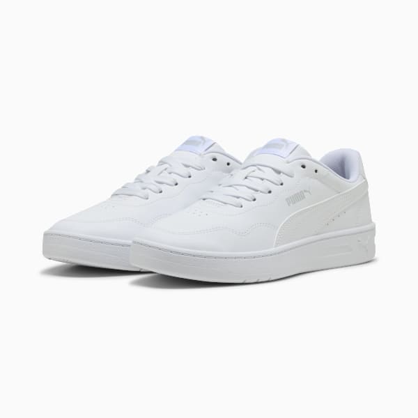 Court Lally Sneakers Women, PUMA White-PUMA White-Cool Light Gray, large-ZAF