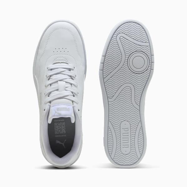 Court Lally Sneakers Women, PUMA White-PUMA White-Cool Light Gray, large-ZAF
