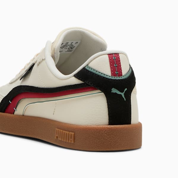 PUMA Club II Era Greenside Sneakers Unisex, Alpine Snow-PUMA Black-Dark Crimson, large-ZAF