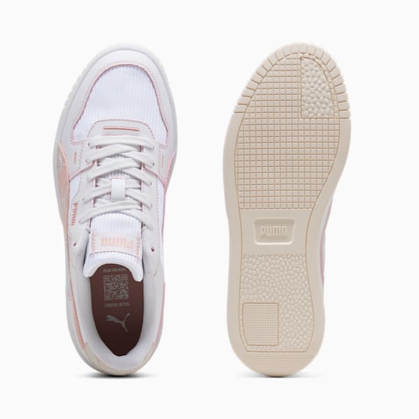 Carina Street Lux Crafted Flowers Sneakers Women, PUMA White-Rose Quartz, large-MEX