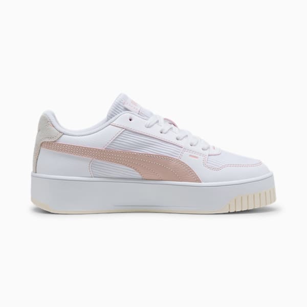 Carina Street Lux Crafted Flowers Sneakers Women, PUMA White-Rose Quartz, large-MEX