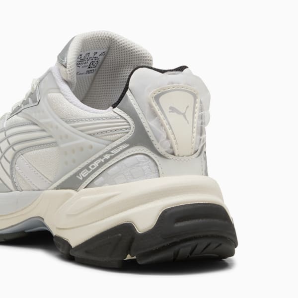 Velophasis Glam Athletics Women, Warm White-Feather Gray, large-ZAF