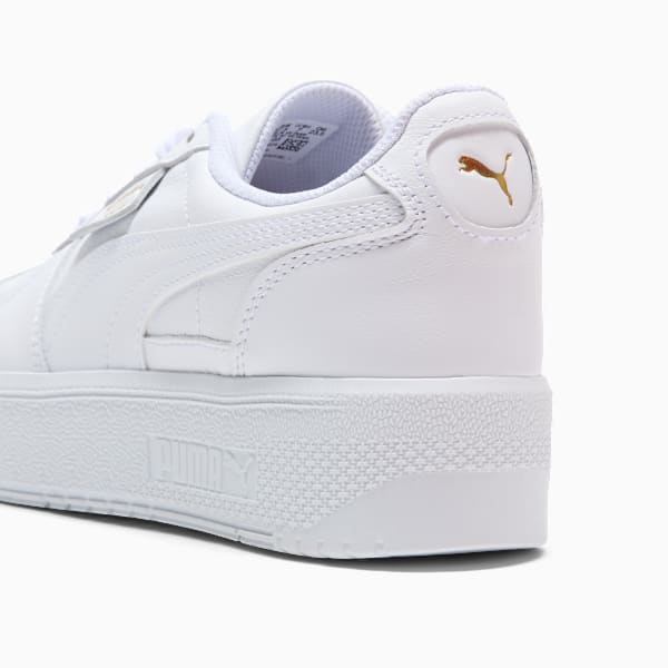 Palermo Elevata Leather Sneakers Women, PUMA White, large-MEX
