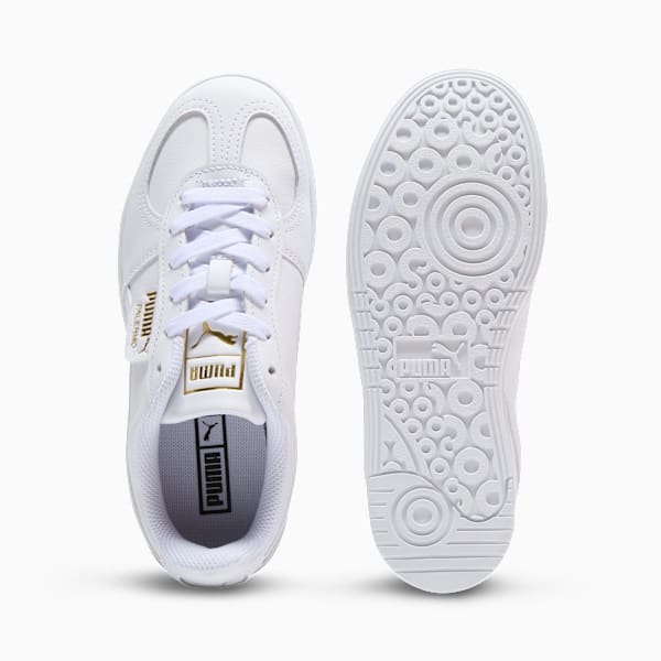 Palermo Elevata Leather Sneakers Women, PUMA White, large-MEX