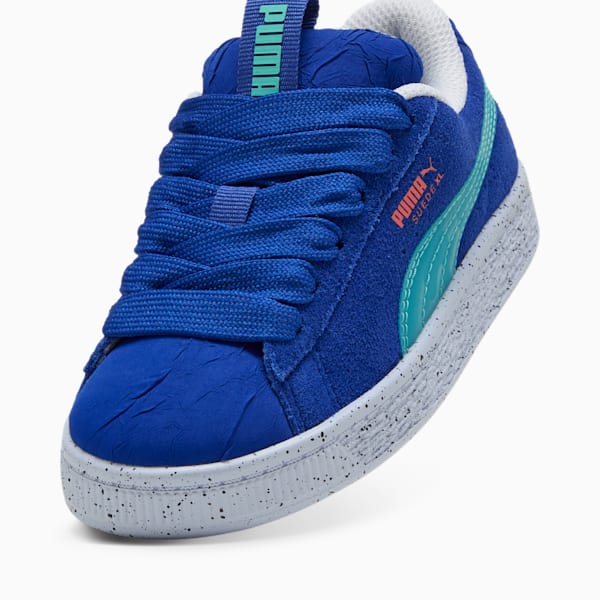 Tenis Suede XL Parachute Landing para niños, Vivid Blue-Aquatic, large-MEX
