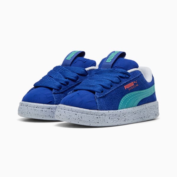 Tenis Suede XL Parachute Landing para bebés, Vivid Blue-Aquatic, large-MEX