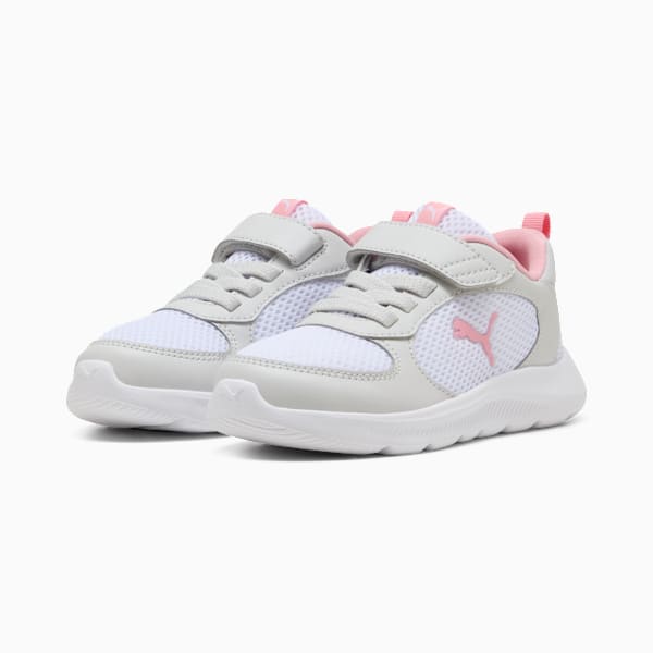 Puma Fun Racer 2 Sneakers Kids, PUMA White-Pinkscape-Glacial Gray, large-ZAF