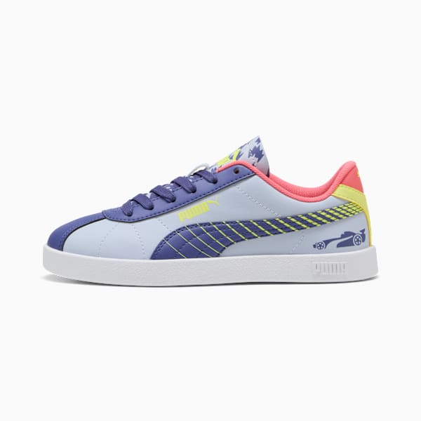 PUMA Club II Poised 2 Race Sneakers Youth, Cool Weather-Blue Crystal-Lemon Sherbert, large-ZAF