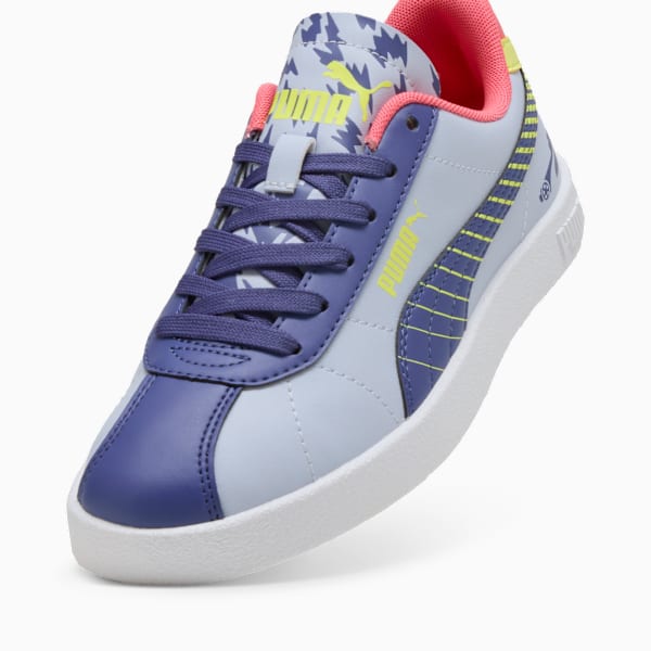 PUMA Club II Poised 2 Race Sneakers Youth, Cool Weather-Blue Crystal-Lemon Sherbert, large-ZAF