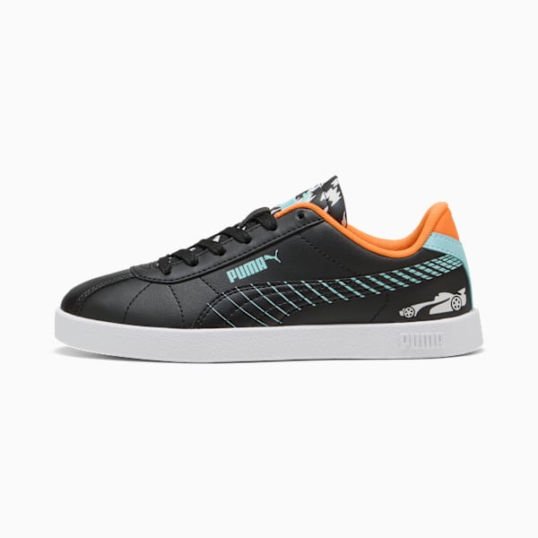 PUMA Club II Poised 2 Race Sneakers Youth, PUMA Black-Safe Lake, large-ZAF