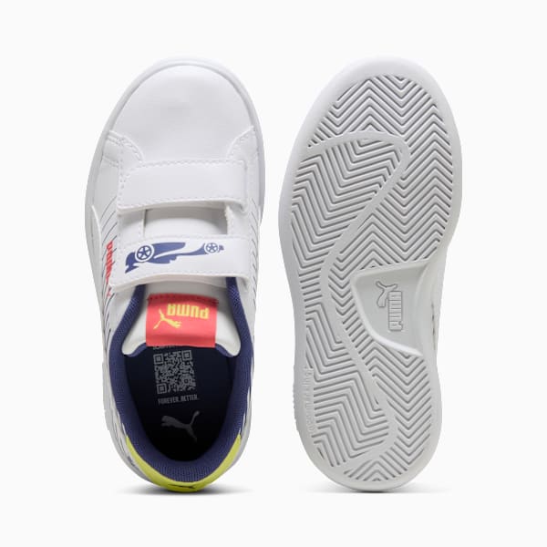 Smash 3.0 Poised 2 Race Sneakers Kids, PUMA White-Blue Crystal-Lemon Sherbert, large-ZAF