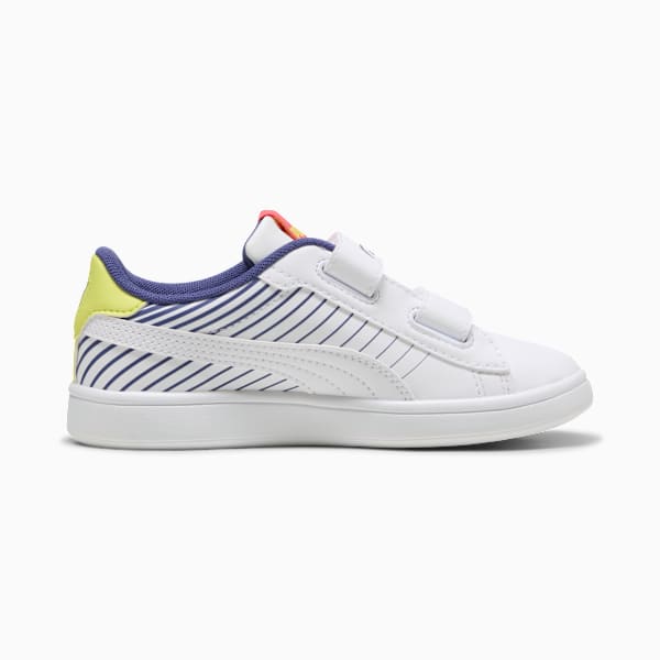 Smash 3.0 Poised 2 Race Sneakers Kids, PUMA White-Blue Crystal-Lemon Sherbert, large-ZAF