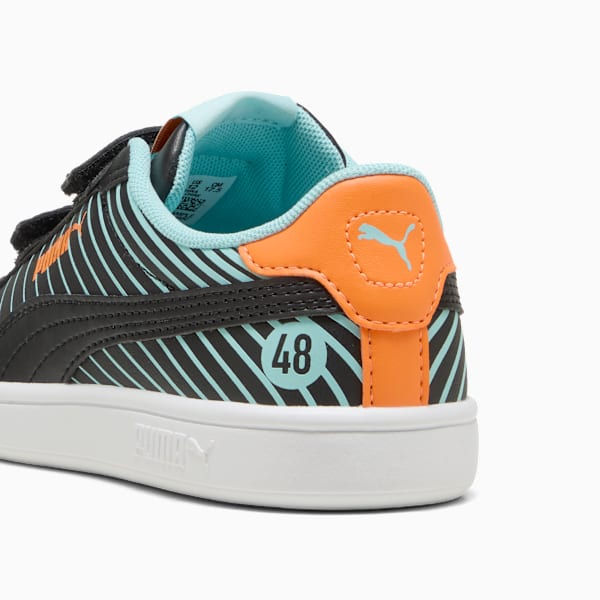 Smash 3.0 Poised 2 Race Sneakers Kids, PUMA Black-Safe Lake, large-ZAF