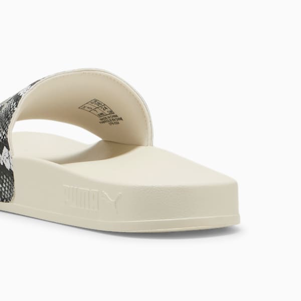 Leadcat 2.0 Snake Chic Slides Women, Alpine Snow-Puma Aged Silver, large-MEX