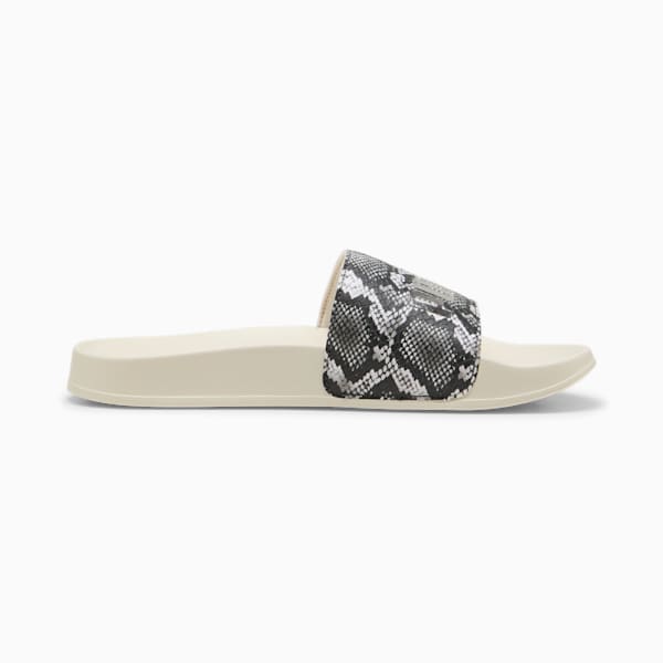 Leadcat 2.0 Snake Chic Slides Women, Alpine Snow-Puma Aged Silver, large-MEX