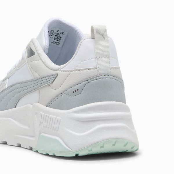 Trinity 2 Lite Aqua Metallics Sneakers Women, PUMA White-PUMA Silver-Peaceful Blue, large-MEX