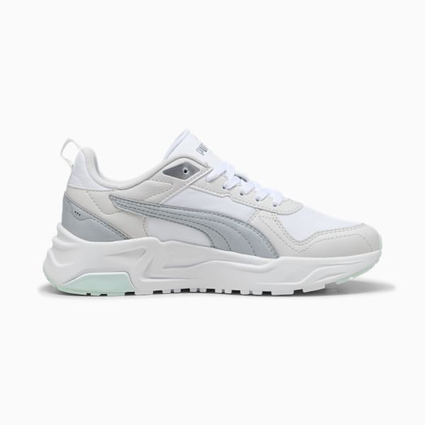 Trinity 2 Lite Aqua Metallics Sneakers Women, PUMA White-PUMA Silver-Peaceful Blue, large-MEX