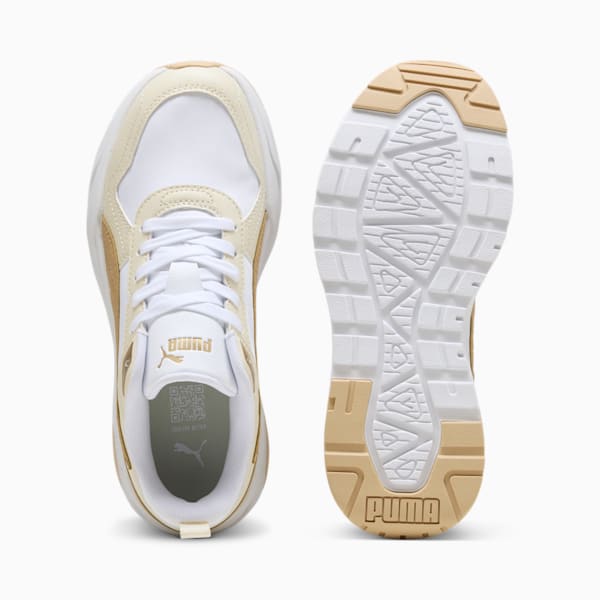 Trinity 2 Lite Aqua Metallics Sneakers Women, PUMA White-Light Sand-Alpine Snow, large-MEX