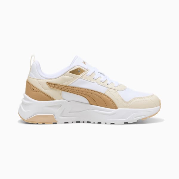 Trinity 2 Lite Aqua Metallics Sneakers Women, PUMA White-Light Sand-Alpine Snow, large-MEX