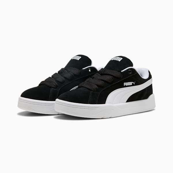 Park LIfestyle Easy Suede Sneakers Unisex, PUMA Black-PUMA White, large-ZAF