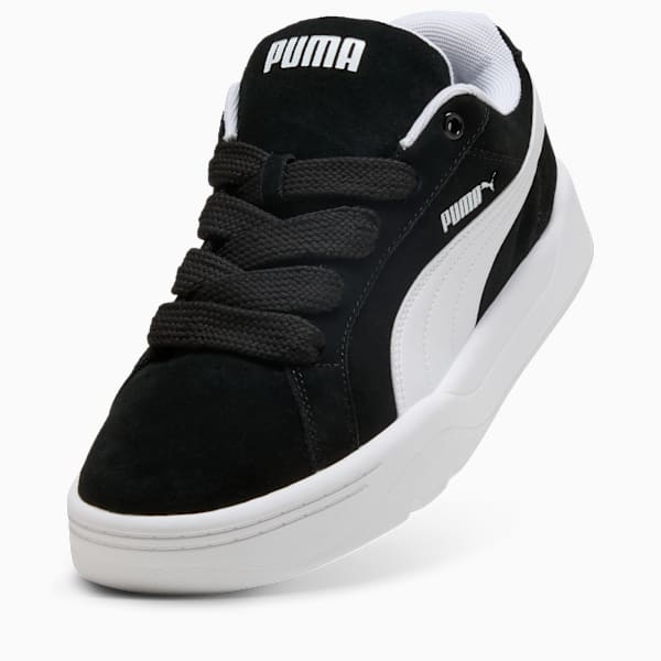 Park LIfestyle Easy Suede Sneakers Unisex, PUMA Black-PUMA White, large-ZAF