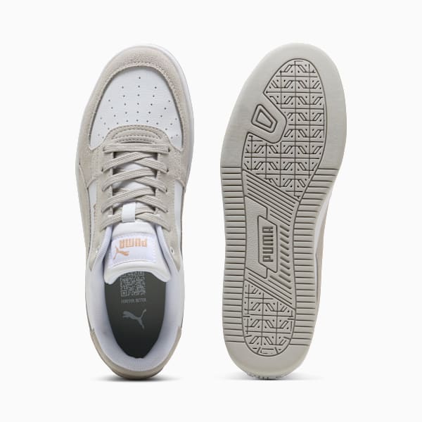 Caven 2.0 Mono Sneakers Unisex, PUMA White-Cool Light Gray-PUMA Gold, large-ZAF