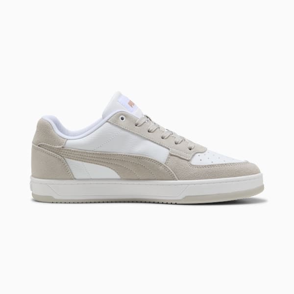 Caven 2.0 Mono Sneakers Unisex, PUMA White-Cool Light Gray-PUMA Gold, large-ZAF