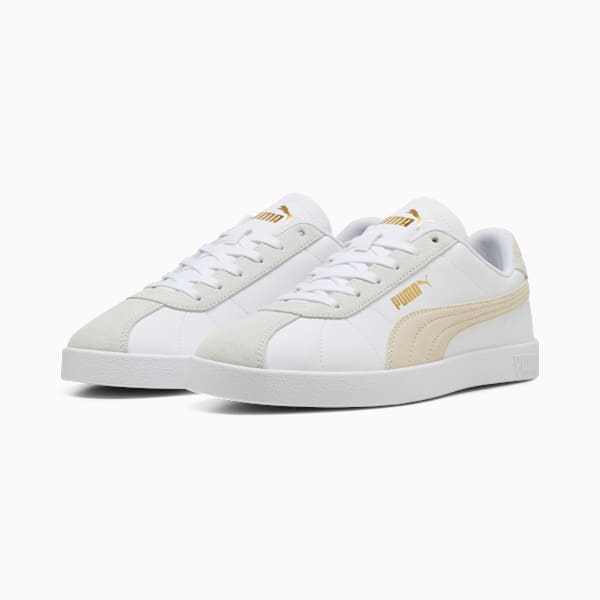 PUMA Club II SD Sneakers Unisex, PUMA White-Alpine Snow-Feather Gray, large-ZAF