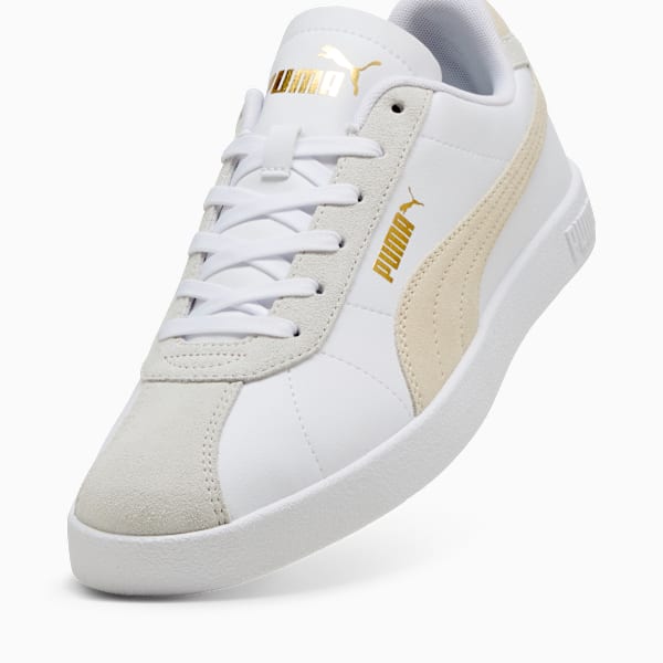 PUMA Club II SD Sneakers Unisex, PUMA White-Alpine Snow-Feather Gray, large-ZAF