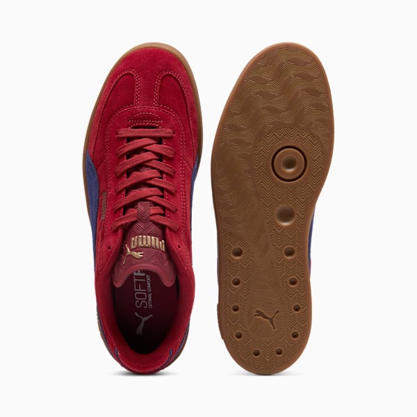 Zapatillas PUMA Club II Era Gamuza, Dark Crimson-Blue Crystal, large-ARG