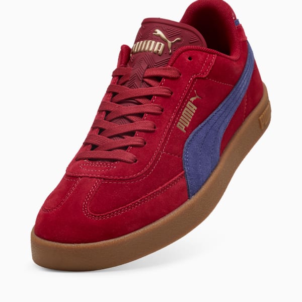 Zapatillas PUMA Club II Era Gamuza, Dark Crimson-Blue Crystal, large-ARG