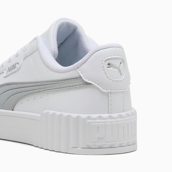 Tenis Carina 3.0 Aqua Metallics para mujer, PUMA White-PUMA Silver, large-MEX