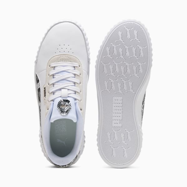 Carina 3.0 Snake Chic Women, PUMA White-Vapor Gray-Puma Aged Silver, large-ZAF