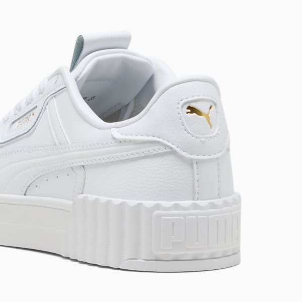 Carina 3.0 Luxe Sneakers Women, PUMA White-PUMA Gold, large-ZAF