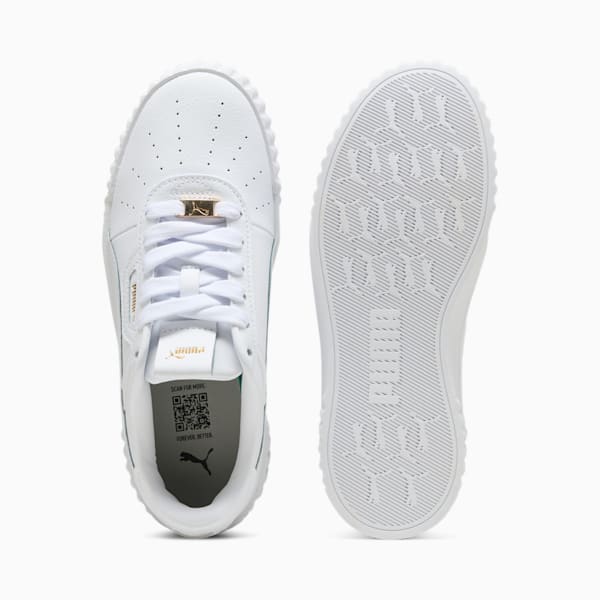 Carina 3.0 Luxe Sneakers Women, PUMA White-PUMA Gold, large-ZAF
