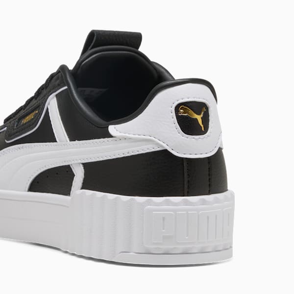 Carina 3.0 Luxe Sneakers Women, PUMA Black-PUMA White-PUMA Gold, large-ZAF